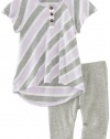 Little Ella Baby-girls Infant Riviera Tunic With Legging, Lavendar, 6-12 Months