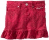 Baby Phat Girl's  Snake Print Skirt, Pink, 10