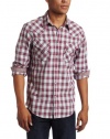 Ben Sherman Men's Laundered Western Long Sleeve Woven Shirt