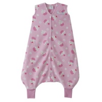 HALO SleepSack Micro-Fleece Early Walker Wearable Blanket, Pink Cupcake, Large