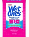 Wet Ones Big Ones Antibacterial Hand and Face Wipes, 35 Count (Pack of 5)