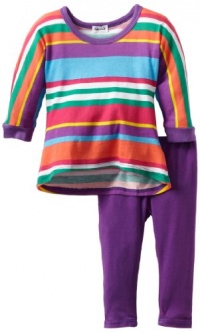 Splendid Littles Baby-Girls Newborn Pensacola Tunic Set, Tropic Sea, 3-6