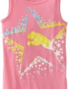 Puma - Kids Girls 7-16 Starburst Tank Shirt, Pink, Medium