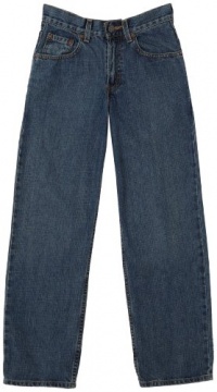 Levi's Boys 8-20 550 Relaxed Fit Jean Slim, CLEAN CROSSHATCH, 16 Slim