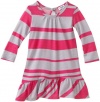 Splendid Littles Baby-girls Infant Maritime Stripe Dress, Strawberry/Mist, 12-18 Months