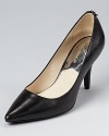 A classic shoe for the polished professional-MICHAEL Michael Kors introduces the supremely timeless MK Flex pump.