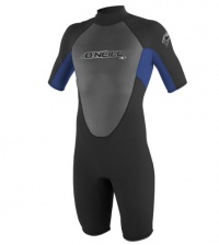 O'Neill Wetsuits Youth Reactor 2mm Spring Suit, Black/Pacific/Black, 8