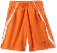 Puma - Kids Boys 2-7 Lit Slant Short, Orange, 6