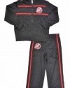 Akademiks Boys Black & Red Stripe 2Pc Scrolly Tracksuit (4)