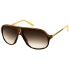 Carrera Safari/A/S Adult Racewear Sunglasses/Eyewear - Brown Ochre/Gold/Brown Gray Gradient / Size 62/15-135