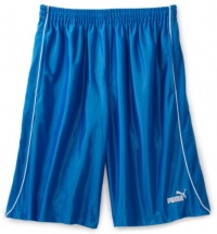 PUMA Boy's Piped Sport Shorts, Blue, Small (8-10)