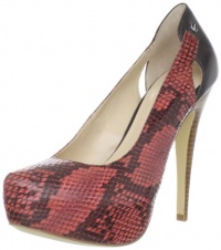 Calvin Klein Women's Evonne Python Platform Pump