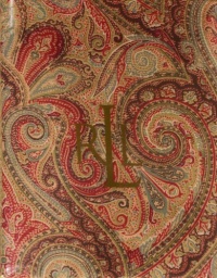 Lauren Ralph Lauren Tablecloth - 70 Fenton Paisley Round Rust