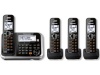 Panasonic KX-TG6844B DECT 6.0 4-Handset Cordless Telephone