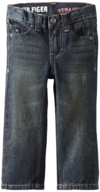 Tommy Hilfiger Boys 2-7 Freedom Jean, Blue Black, 6 Regular