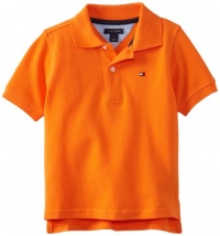 Tommy Hilfiger Boys 2-7 Ivy Polo Shirt- Sum, Cheeto Orange, 07 Regular