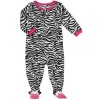 Carter's Girls Zebra Fleece Blanket Sleeper Pajamas - 6 Months through 5T