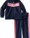 Puma - Kids Baby-Girls Infant Tricot Track Jacket And Pant Set, Blue, 24