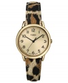 Run wild with this chic leopard watch from Timex.