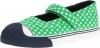 Morgan & Milo Avril Dots Sandal (Toddler/Little Kid),White/Green,7.5 M US Toddler