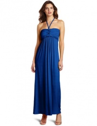 Wrapper Knotted Tube Maxi Dress With Braided Tie