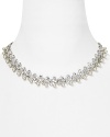 Refined yet fanciful, this crystal and pearl Carolee Lux collar necklace injects any look with polish. Style it with basics or set against something fancy.