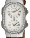 Philip Stein Women's 1DFCMOPZBR Diamond Lizard Strap Watch