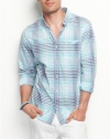 GUESS Cody Smart Slim Fit Checked Shirt