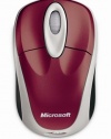 Microsoft Wireless Notebook Optical Mouse 3000 - Pomegranate Red