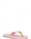 Juicy Couture Lucy Kid Flip-Flop (Infant/Toddler),Chartreuse/Pink/Off White/White,13 M US (Infant)