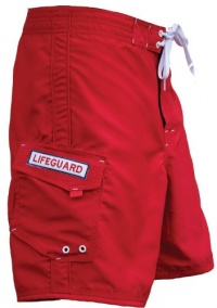 Red Lifeguard Shorts Hawaii's Choice