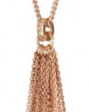 Juicy Couture Briolette Clear Tassel Necklace