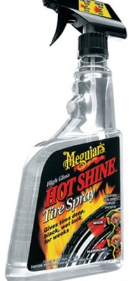 Meguiar's4 Hot Shine High Gloss Tire Spray. 24 oz.