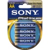 Sony Stamina Platinum Alkaline AA Batteries (4-Pack)