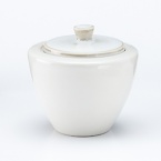 Vuelta White Pearl by Jars is a contemporary white collection featuring the company's signature crackled texture and glass-like glaze over a ceramic body. Jars is now in its fourth-generation of family leaders whose mission is to create unique, modern dinnerware to suit current lifestyles.