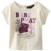 Baby Phat - Kids Baby-Girls Infant Logo Tee, Cream, 18