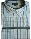 Van Heusen Button Down Long Sleeve Dress Shirt Checkard