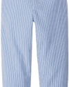 Kitestrings Boys 2-7 Little Boys Cotton Seersucker Flat Front Pant, Blue Stripe, 4