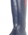 Polo By Ralph Lauren Proprietor Larger Pony Rainboot (Toddler/Little Kid/Big Kid),Navy/Red,12 M US Little Kid