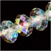 SWAROVSKI ELEMENTS Crystal Rondelle Beads #5040 4mm Crystal AB (12)