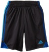 adidas Boys 8-20 Youth 3g Speed Short, Black/Collegiate Royal, X-Large