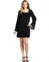 Ella moss Women's Bell Sleeve Mini Dress, Black, Medium