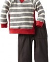 Splendid Littles Baby-boys Infant Topanga Active Pullover Set, Tomahawk, 3-6 Months