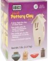 AMACO Moist Pottery Clay, 5-Pound, Grey