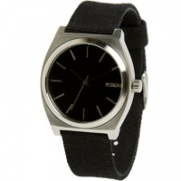 Nixon Time Teller Canvas Watch - Men's Black / Canvas, One Size