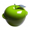 Lodge L Series E3AP50 Enameled Cast Iron Apple Pot, Apple Green, 3-Quart