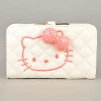 Hello Kitty Lady Bifold Clutch Long Wallet Purse