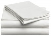 Pinzon 400-Thread-Count 100% Egyptian Cotton Hemstitch Queen Sheet Set, Eggshell