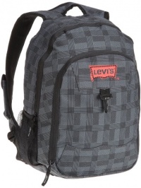 Levi's Boys 8-20 Railer Backpack,Grey Cross Check Plaid,One Size