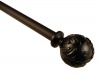 BCL Drapery Hardware 1PABK48 Paulina Curtain Rod